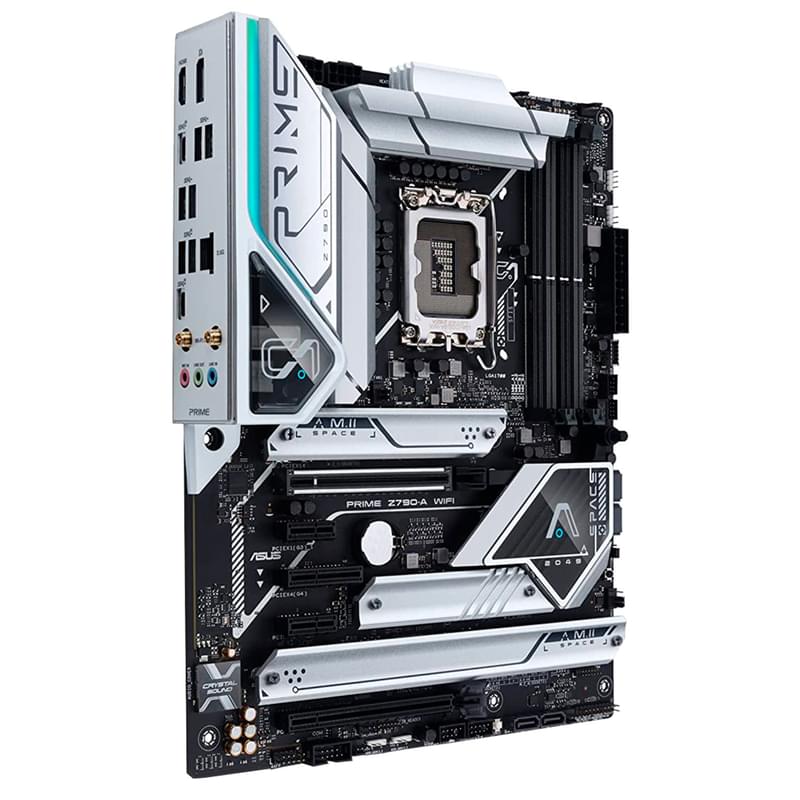 Материнская плата ASUS PRIME Z790-A WIFI LGA1700 2DDR5 PCI-E 2x16 2x1 1x4 (HDMI+DP) ATX - фото #1, Technodom.kz