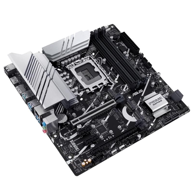 Материнская плата Asus PRIME Z790M-PLUS D4 LGA1700 4DDR4 PCI-E 2x16 2x1 (HDMI+DP) mATX - фото #3, Technodom.kz