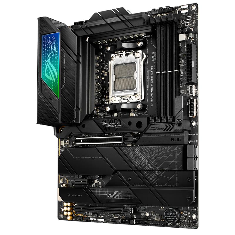 Материнская плата Asus ROG STRIX X670E-F GAMING WIFI AM5 4DDR5 PCI-E 2x16 1x1 (HDMI+DP) ATX - фото #2, Technodom.kz