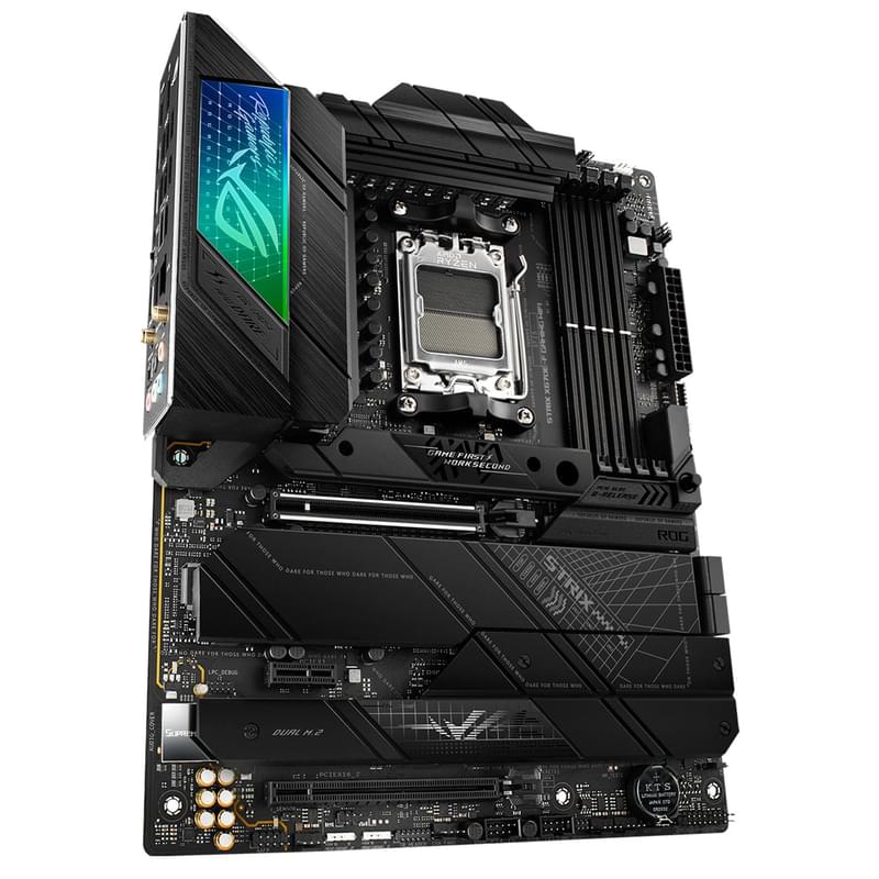 Материнская плата Asus ROG STRIX X670E-F GAMING WIFI AM5 4DDR5 PCI-E 2x16 1x1 (HDMI+DP) ATX - фото #3, Technodom.kz