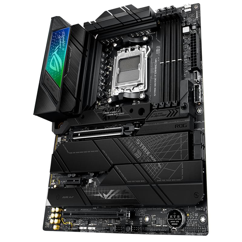Материнская плата Asus ROG STRIX X670E-F GAMING WIFI AM5 4DDR5 PCI-E 2x16 1x1 (HDMI+DP) ATX - фото #4, Technodom.kz