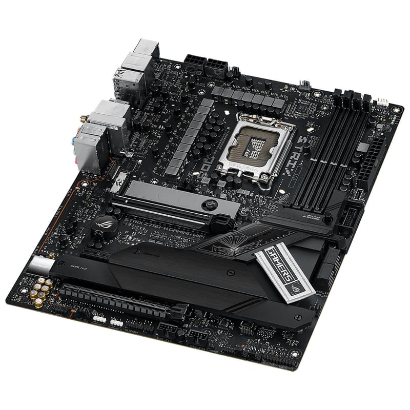 Материнская плата ASUS ROG STRIX Z790-H GAMING WIFI LGA1700 4DDR5 PCI-E 2x16 (HDMI+DP) ATX - фото #7, Technodom.kz Материнская плата ASUS ROG STRIX Z790-H GAMING WIFI LGA1700 4DDR5 PCI-E 2x16 (HDMI+DP) ATX - фото #7, Technodom.kz