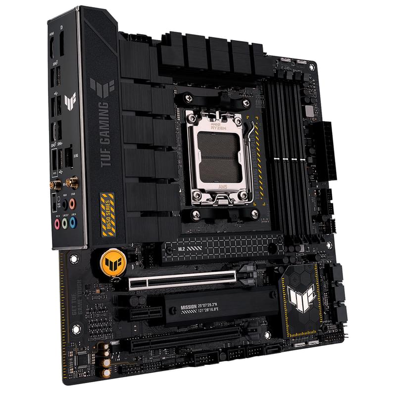 Материнская плата ASUS TUF GAMING B650M-PLUS WIFI AM5, 4xDDR5, 2xPCI-E x16 (HDMI+DP) mATX - фото #4, Technodom.kz