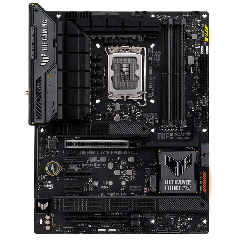 Материнская плата ASUS TUF GAMING Z790-PLUS WIFI D4 LGA1700, 4DDR4, 2PCIx16, 2PCIx1 (DP+HDMI, GNIC) - фото #1, Technodom.kz