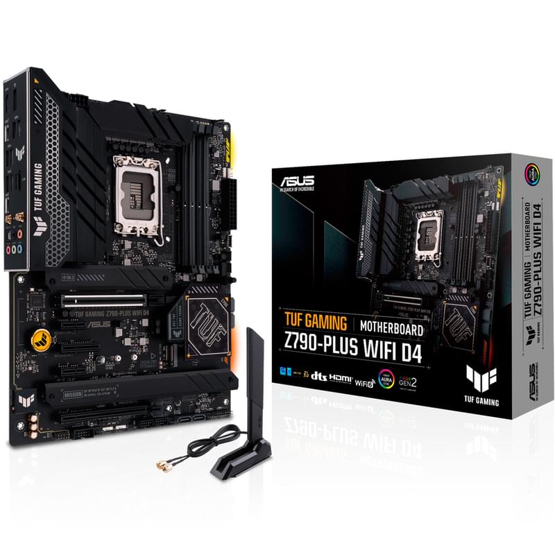 Материнская плата ASUS TUF GAMING Z790-PLUS WIFI D4 LGA1700, 4DDR4, 2PCIx16, 2PCIx1 (DP+HDMI, GNIC) - фото #3, Technodom.kz