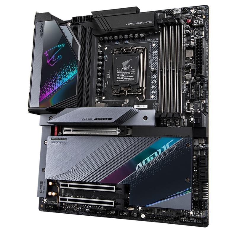 Материнская плата Gigabyte Aorus Master Z790 LGA1700 4DDR5 PCI-E 3x16 5xM.2 (HDMI+DP) EATX - фото #2, Technodom.kz