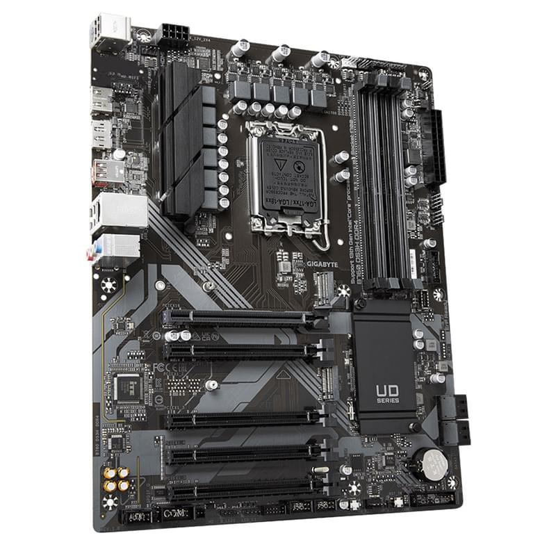Материнская плата Gigabyte B760 DS3H LGA1700 4DDR4 PCI-E 5x16 (HDMI+DP) ATX - фото #1, Technodom.kz
