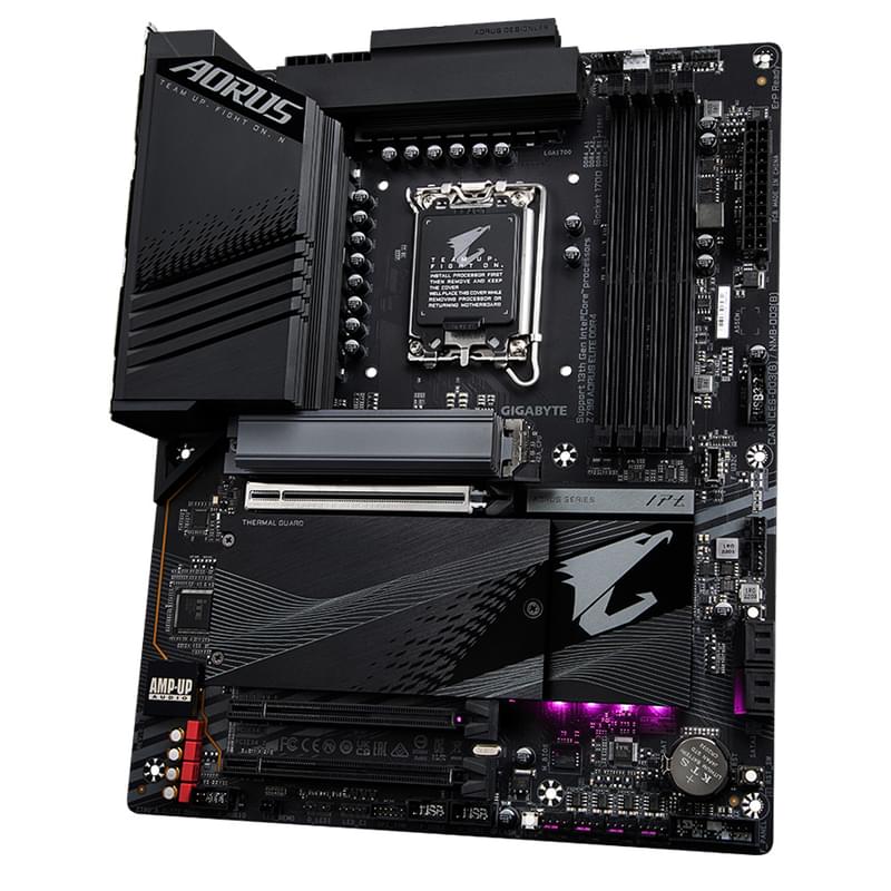 Материнская плата Gigabyte Z790 AORUS ELITE LGA1700 4DDR4 PCI-E 3x16 (HDMI) ATX - фото #2, Technodom.kz