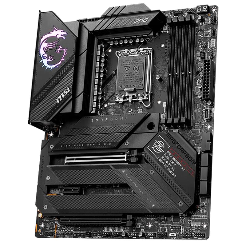 Материнская плата MSI MPG Z790 CARBON WIFI LGA1700 4DDR5 PCI-E 2x16 1x1 (HDMI+DP) ATX - фото #1, Technodom.kz