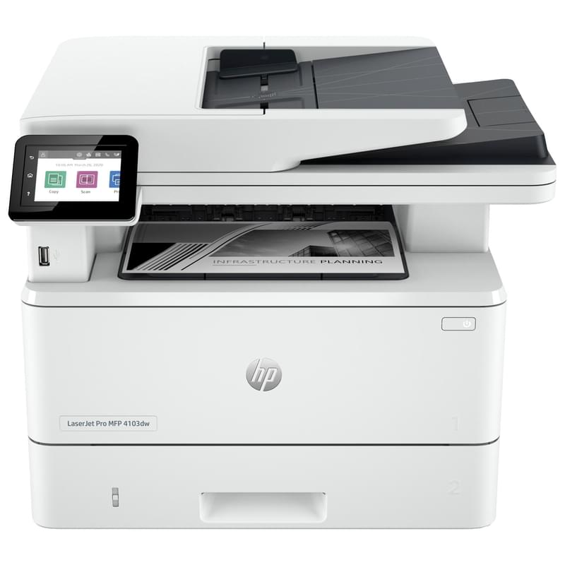 МФУ лазерное HP LaserJet Pro M4103dw A4-A-D-W (2Z627A) - фото #0, Technodom.kz