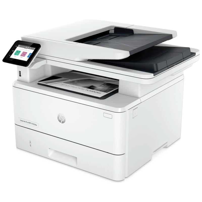 МФУ лазерное HP LaserJet Pro M4103dw A4-A-D-W (2Z627A) - фото #1, Technodom.kz