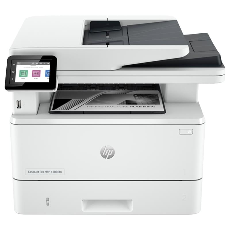 МФУ лазерное HP LaserJet Pro M4103fdn A4-A-D-F-N (2Z628A) - фото #0, Technodom.kz