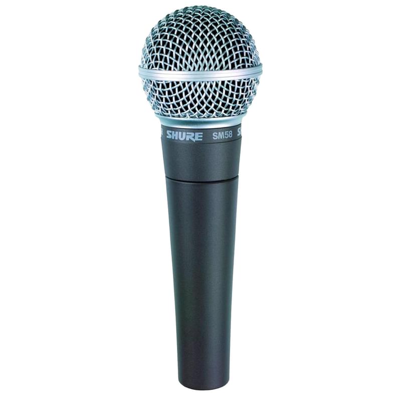 Микрофон динамический SHURE SM58-LCE кардиоидный вокальный, 50-15000 Гц, 1,6 мВ/Па - фото #0, Technodom.kz