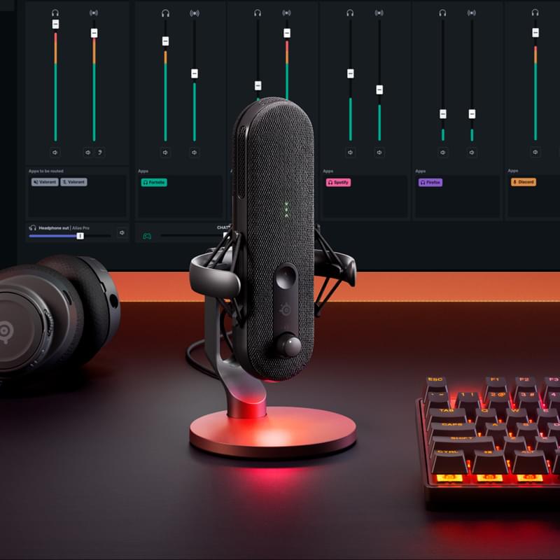 Микрофон игровой Steelseries Alias, Black (61601) - фото #1, Technodom.kz