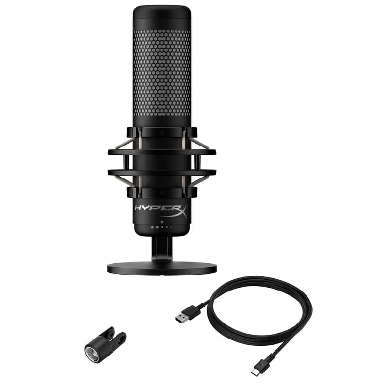 HyperX QuadCast 2 ойын микрофоны, Black (872V1AA) - фото #1, Technodom.kz
