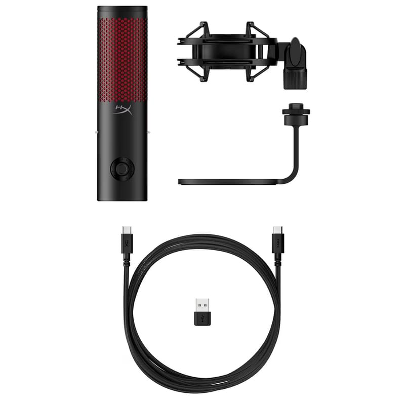 Микрофон игровой HyperX QuadCast 2, Black (872V1AA) - фото #2, Technodom.kz