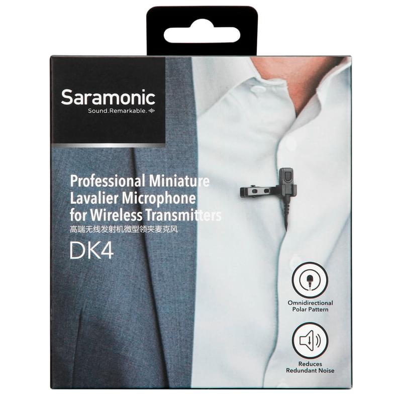 Микрофон петличный Saramonic DK4B, с кабелем 6м для Sony, 3.5мм - фото #5, Technodom.kz