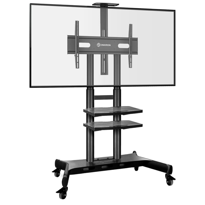 Мобильная стойка для ТВ 50"-86", ONKRON, Black (TS1881-B) - фото #0, Technodom.kz