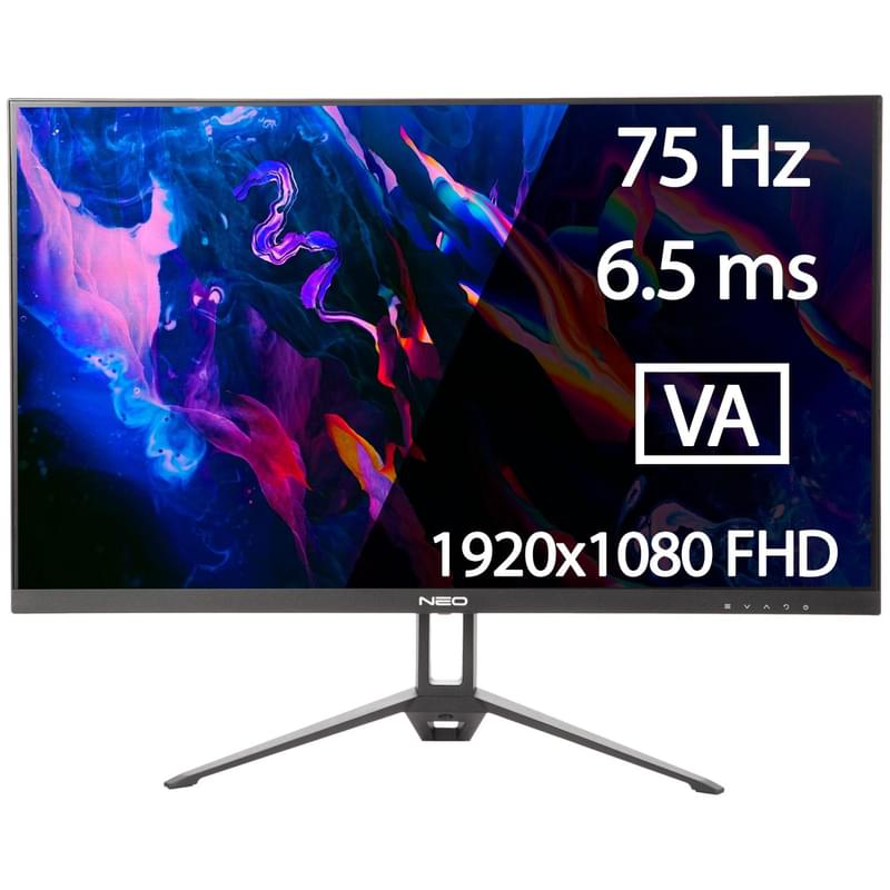 Монитор 21,5" Neo M2253H-TD 1920x1080 16:9 VA 75ГЦ (HDMI+VGA) Black - фото #0, Technodom.kz Монитор 21,5" Neo M2253H-TD 1920x1080 16:9 VA 75ГЦ (HDMI+VGA) Black - фото #0, Technodom.kz