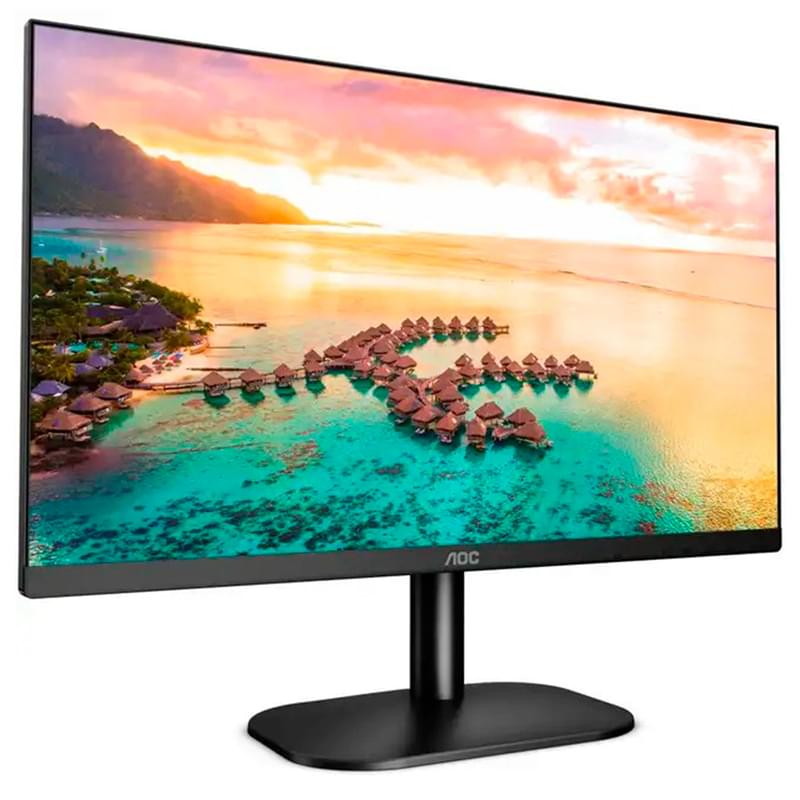 Монитор 23,8" AOC 24B2XH/EU 1920x1080 16:9 IPS 75ГЦ (HDMI+VGA) Black - фото #1, Technodom.kz