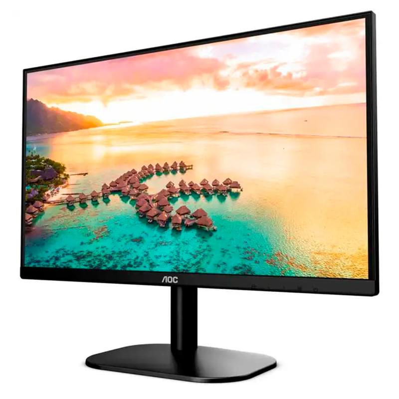 Монитор 23,8" AOC 24B2XH/EU 1920x1080 16:9 IPS 75ГЦ (HDMI+VGA) Black - фото #2, Technodom.kz