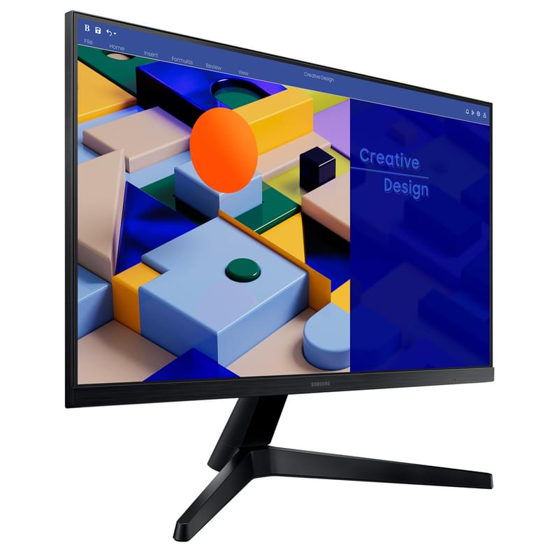 Монитор 24" Samsung LS24C310EAIXCI 1920x1080 16:9 IPS 75ГЦ (HDMI+VGA) Black - фото #1, Technodom.kz