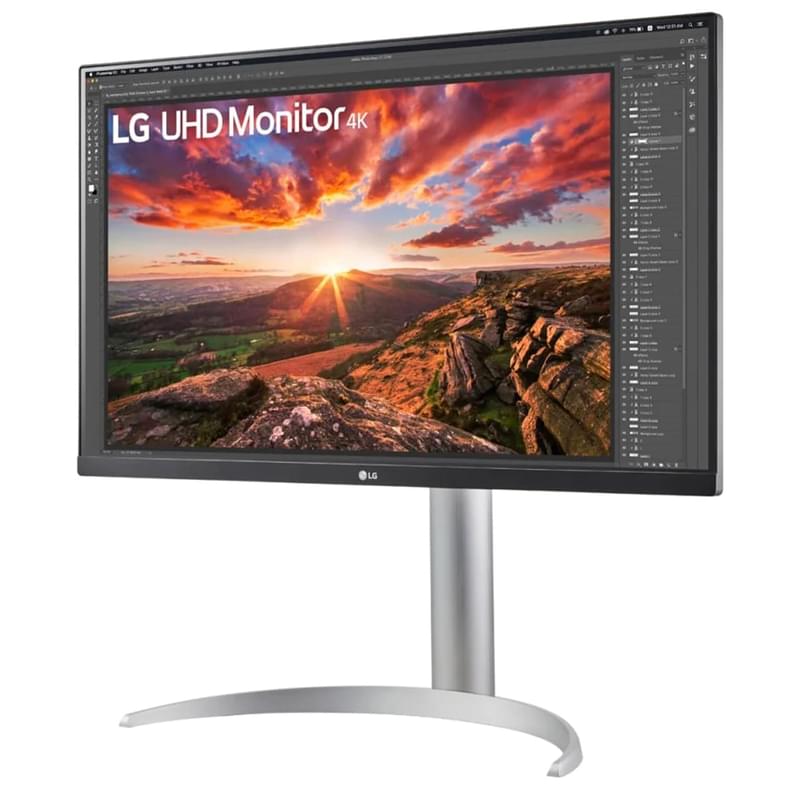 Монитор 27" LG 27UP850N-W 3840×2160 16:9 IPS 60ГЦ (2HDMI+DP+Type-C) White - фото #2, Technodom.kz