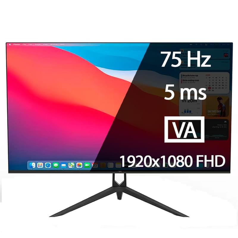 Монитор 27" NPC MF2703-V 1920x1080 16:9 IPS 75ГЦ (HDMI) Black - фото #0, Technodom.kz
