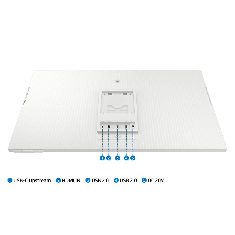 Монитор 32" Samsung Smart LS32CM701UIXCI 3840x2160 16:9 VA 60ГЦ (HDMI+Type-C) White - фото #5, Technodom.kz