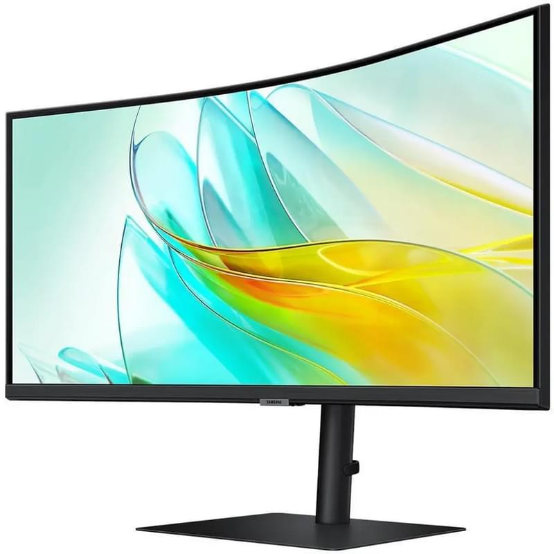 Монитор игровой 34" Samsung ViewFinity S6 LS34C650UAIXCI 3440x1440 21:9 VA 100ГЦ (HDMI+DP+Type-C) Curved Black - фото #2, Technodom.kz