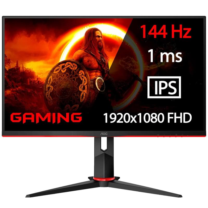 Монитор игровой 27" AOC 27G2U 1920x1080 16:9 IPS 144ГЦ (2HDMI+DP+VGA) Black - фото #0, Technodom.kz