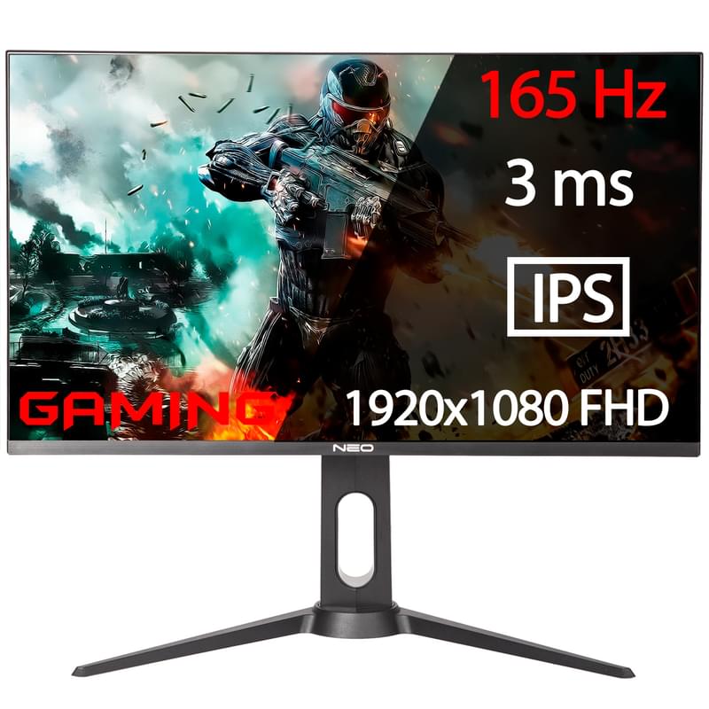 Монитор Игровой 27" Neo M2733P-TD 1920x1080 16:9 IPS 165ГЦ (2HDMI+DP) Black - фото #0, Technodom.kz
