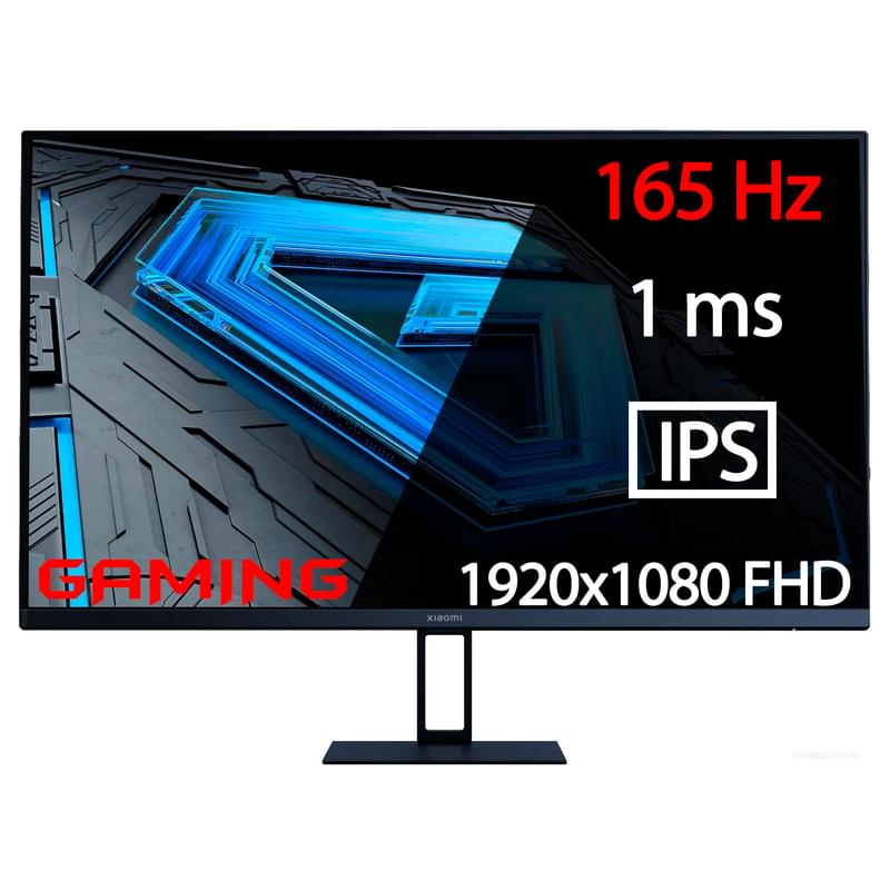 Монитор Игровой 27'' Xiaomi P27FBB-RGGL 1920×1080 16:9 IPS 165ГЦ (HDMI+DP) Black - фото #0, Technodom.kz