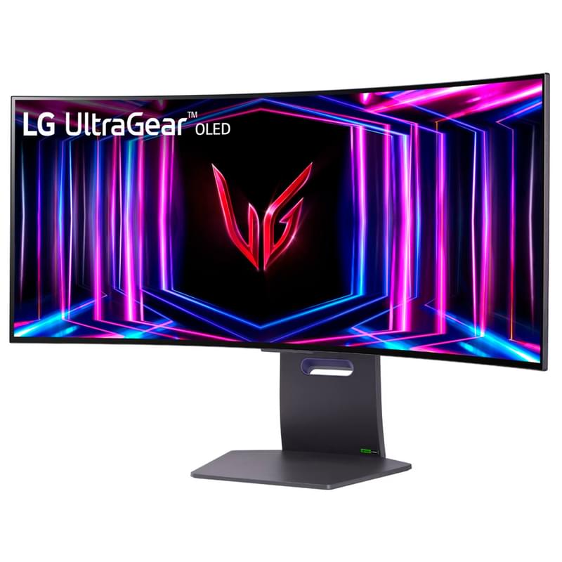 Монитор Игровой 34" LG 34GS95QE-B 3440x1440 21:9 OLED 240ГЦ (2HDMI+DP) Curved Black - фото #1, Technodom.kz