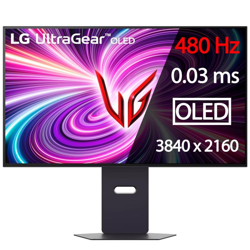 32" Ойын Монитор LG 32GS95UV-B 3840x2160 16:9 OLED 240/480ГЦ (2HDMI+DP) Black - фото #0, Technodom.kz