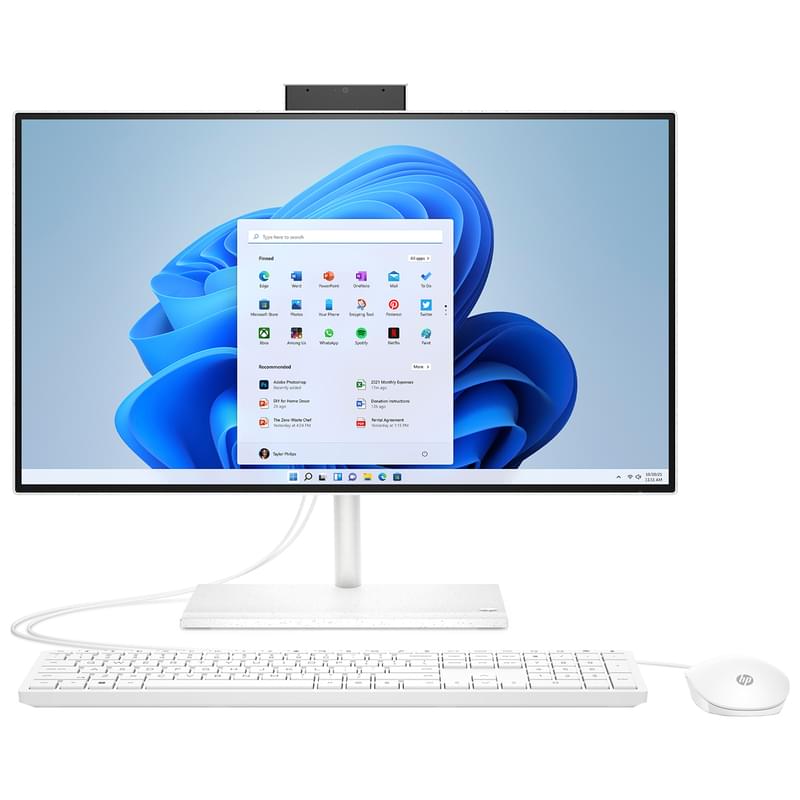 Моноблок 23,8" HP 24-cb1102ci White (51235U-8-512-D-FHD) - фото #0, Technodom.kz