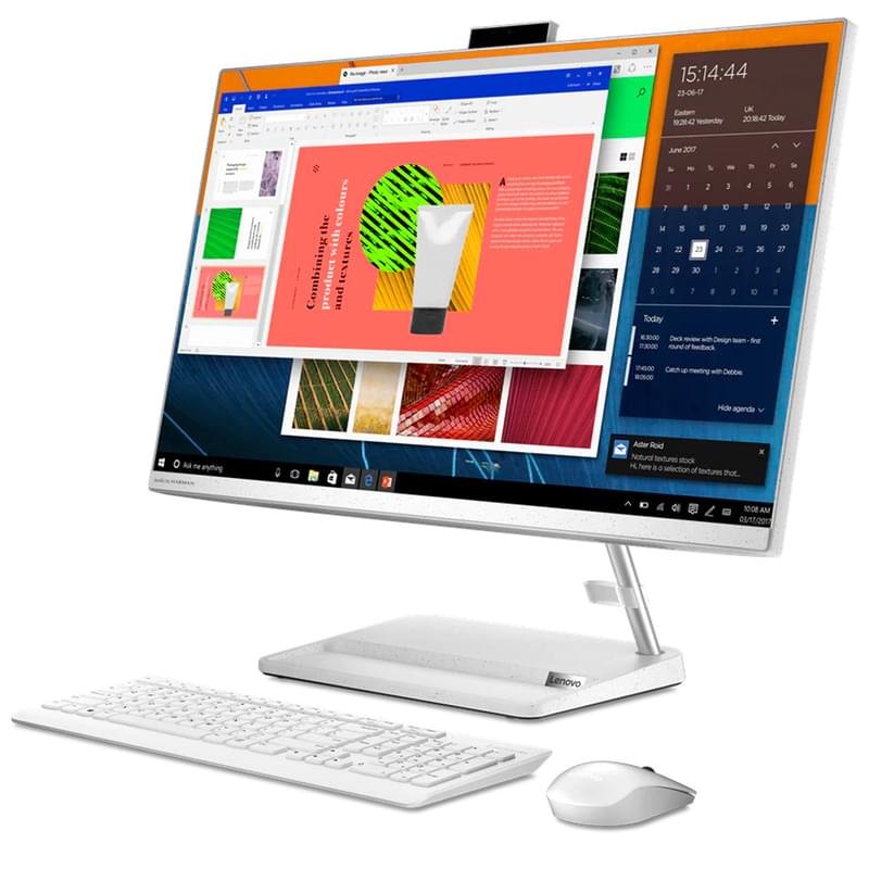 27" Lenovo IdeaCentre AIO 3 27ITL6 White Моноблогы (51115G4-8-256-W-FHD) (F0FW00PLRU) - фото #1, Technodom.kz