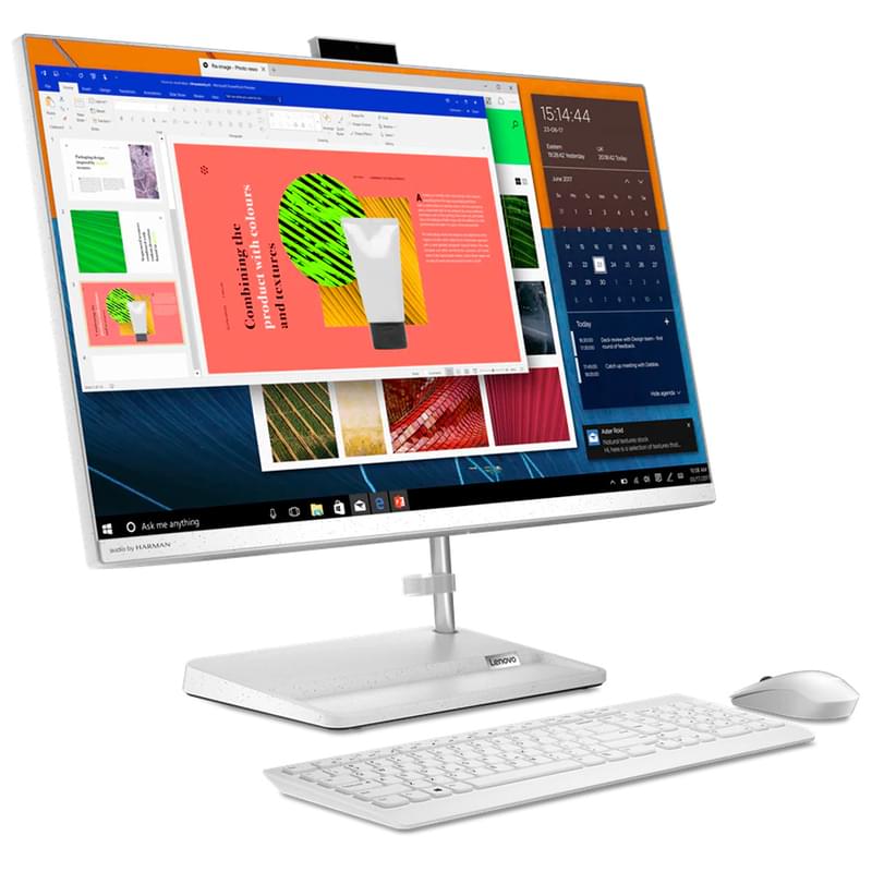 27" Lenovo IdeaCentre AIO 3 27ITL6 White Моноблогы (51115G4-8-256-W-FHD) (F0FW00PLRU) - фото #2, Technodom.kz
