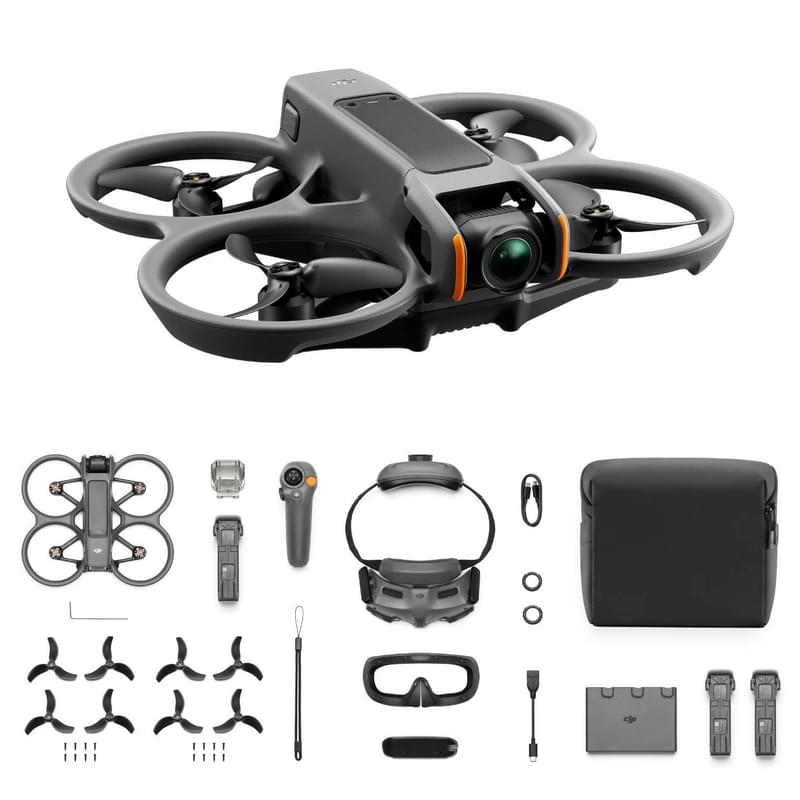 Дрон DJI Avata 2 Fly More Combo (3 батареи) серый - фото #5, Technodom.kz