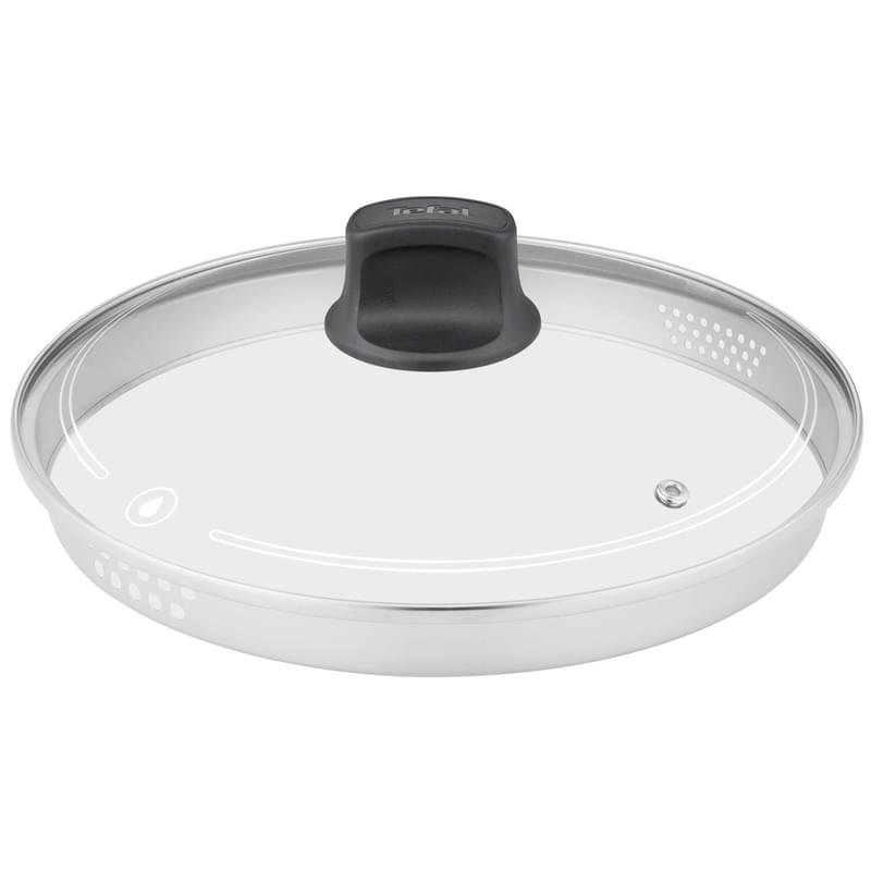 Сотейник с крышкой 26см Black Stone Tefal G2818202 - фото #3, Technodom.kz