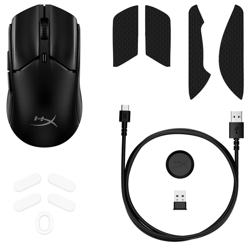 HyperX pulsefire Haste 2 Mini ойын сымсыз тінтуірі  қара (7D388AA) - фото #7, Technodom.kz