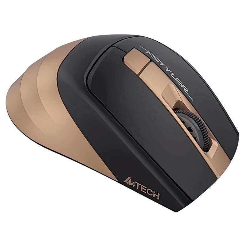Мышка беспроводная USB A4tech Fstyler FG-35, Bronze - фото #2, Technodom.kz