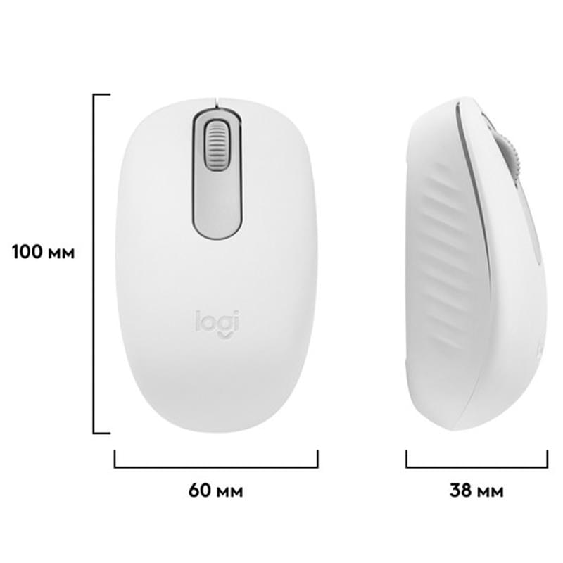 Мышка беспроводная USB Logitech M196 Off white - фото #1, Technodom.kz