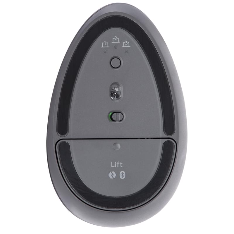 Сымсыз тінтуір USB/BT Logitech Lift Vertical Ergonomic Mouse, Graphite (910-006473) - фото #4, Technodom.kz