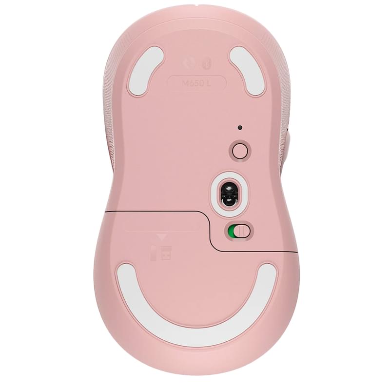 Мышка беспроводная USB/BT Logitech M650 L, Rose (910-006237) - фото #4, Technodom.kz