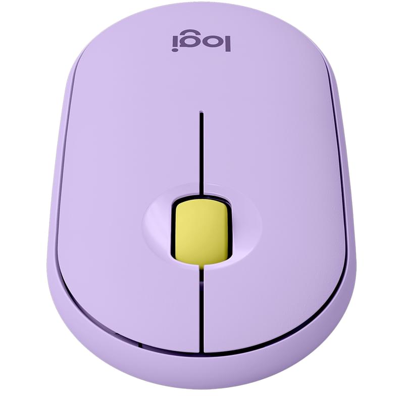 Мышка беспроводная USB/BT Logitech Pebble M350, Lavander lemonade (910-006752) - фото #2, Technodom.kz