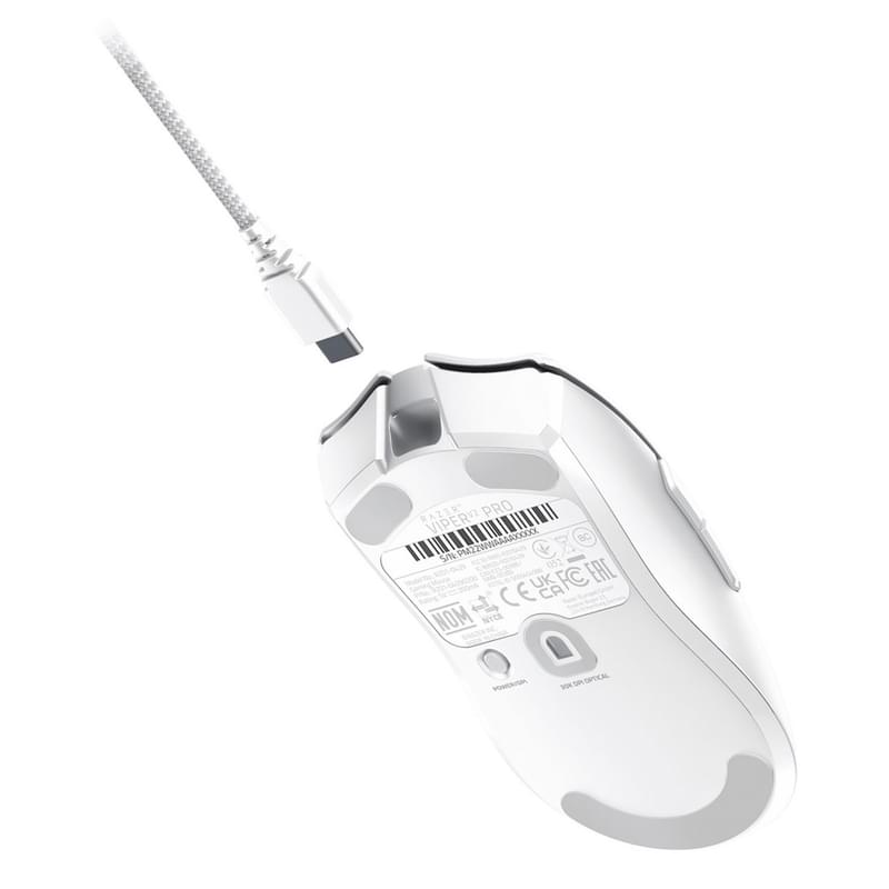Мышка игровая беспроводная Razer Viper V2 Pro, White (RZ01-04390200-R3G1) - фото #4, Technodom.kz