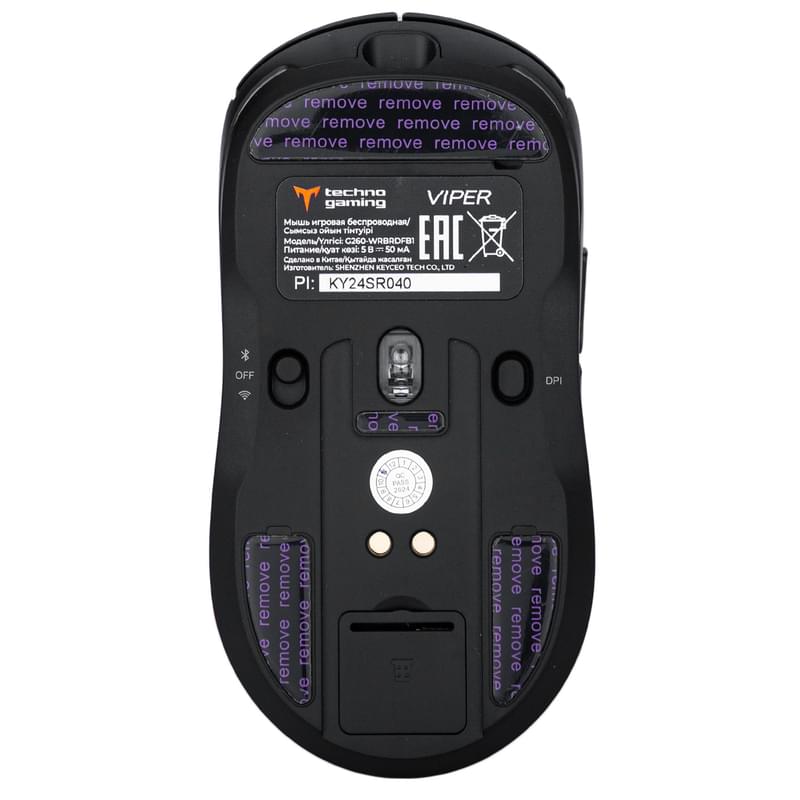 Мышка игровая беспроводная TechnoGaming Viper, Black (G260-WRBRDFB1) - фото #2, Technodom.kz