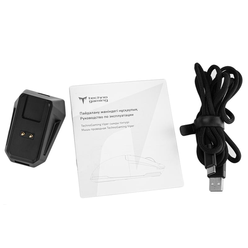 Мышка игровая беспроводная TechnoGaming Viper, Black (G260-WRBRDFB1) - фото #7, Technodom.kz