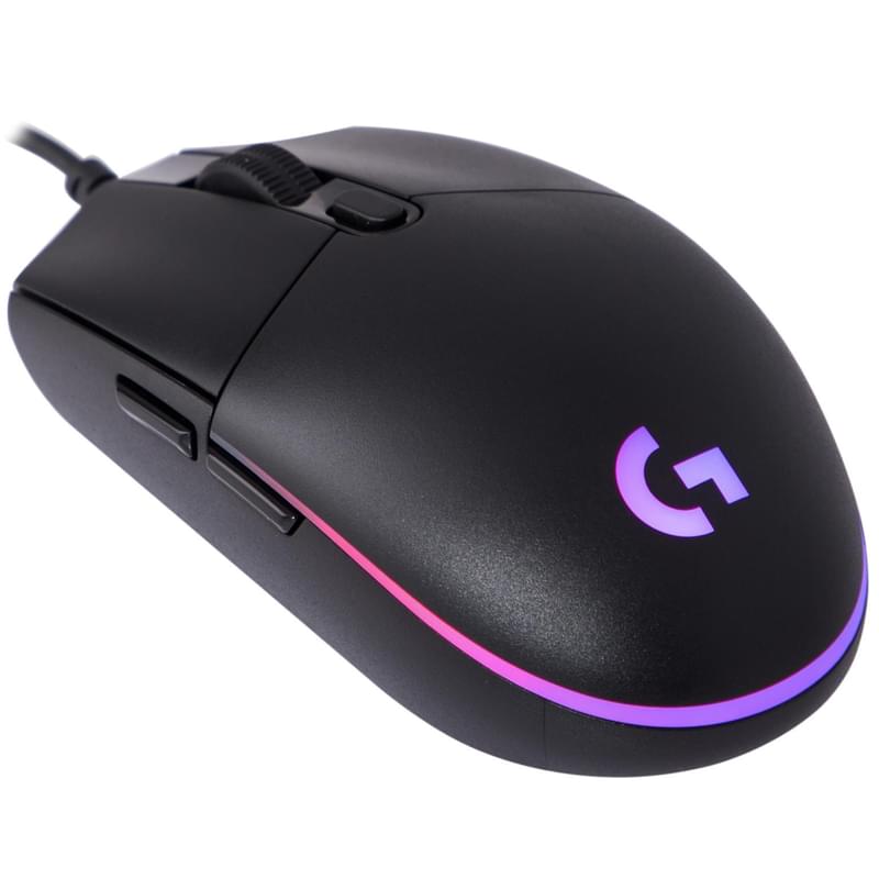 Мышка игровая проводная USB Logitech G102 LIGHTSYNC, Black - фото #2, Technodom.kz
